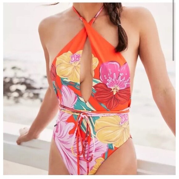 Maaji  One Piece Reversible Swimsuit Size Medium New With Tag - Picture 5 of 8